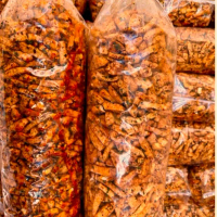 Basreng 1 ball berat 2 kilo extra pedas daun jeruk