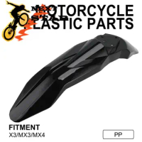 Front Fender Mudguards For Talaria Sting X3/Mx3/Mx4 Plastic Black Motorcycle Accessories Electric Dirt Bike