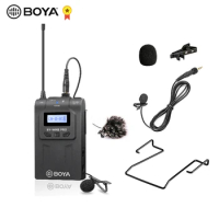 BOYA TX8 Pro Wireless Transmitter Microphone Kit Digital Bodypack 100m UHF System Lavalier Mic for RX8 Pro SP-RX8 Pro Receiver