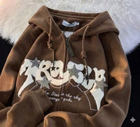 Sweater Hoodie Zipper - Harajuku Y2K Premium Unisex Anak Dan Dewasa Streetwear Oversize Tebal & Nyam