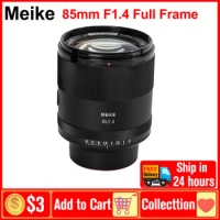 Meike 85mm F1.4 Auto Focus Lens Full Frame Lens Large Aperture Portrait Lens for Sony E Nikon Z Fuji X Mount L-Mount DSLR Camera
