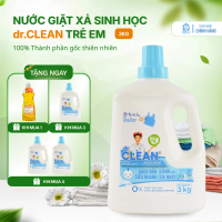 Nước Giặt Quần Áo Em Bé dr.CLEAN Hương Lovely SKY Nước Giặt Sơ Sinh Thơm Nhẹ Dịu An Toàn Cho Trẻ Em 
