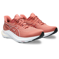 【asics 亞瑟士】慢跑鞋 女鞋 運動鞋 緩震 GT-2000 12 咖啡紅 1012B506-600