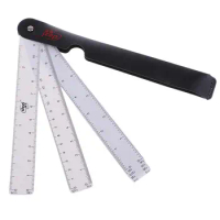 Foldable Fan Shape Architects Scale Ruler for Engineer Graphics Multi Scales