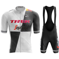 Cycling Uniform TREK Jersey Men Set Road Bike Men's Bib Summer Clothing 2024 Sports Wear Pants Gel Professional Shirt Man 2024