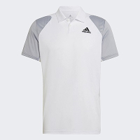 Adidas Club Polo HB9065 男 POLO衫 短袖上衣 運動 網球 訓練 吸濕 排汗 透氣 白灰