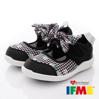 ★IFME日本健康機能童鞋-透氣排水學步鞋IF22-010503黑(寶寶段)