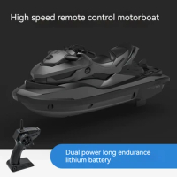 RC high-speed boat 2.4G motorboat remote control jet skiing wireless speedboat electric boat model boat children's charging toy