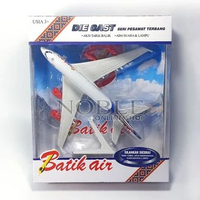 Airplane Diecast Aircraft Airbus Aeroplane Pesawat Negara Airport Kendaraan Bandara Mainan Toys Repl