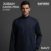 ZS - RAFVERO - Jubah Pria Elvano - Gamis pria - Original RAFVERO - Material Toyobo - COD Pengiriman 