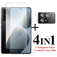 For POCO X6 Pro Glass Transparent Screen Protector For POCO X3 X4 GT X5 X6 Pro 5G Tempered Glass For POCO X6 Pro Lens Film