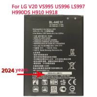 2024 Years BL44E1F Phone Battery For LG V20 VS995 US996 LS997 H990DS H910 H918 BL 44E1F 3080mAh Replacement Batteries Bateria