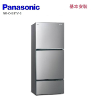 Panasonic國際牌 NR-C493TV-S 496L 三門鋼板電冰箱 晶漾銀