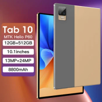 New P70-Tab 10 TABLET Pad Pro 10.1 inch 12GB+512GB WiFi Tablet Pc Android 11 13MP+24MP 8800mAh Octa Core Dual Band