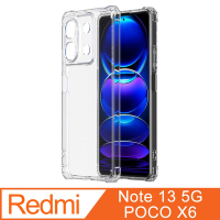 Ayss Redmi 紅米 Note 13 5G / POCO X6 6.67吋 2024 超合身軍規手機空壓殼 透明