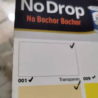 No Drop 1KG Cat Pelapis Anti Bocor Berbagai Warna 1Kg 001 Transparan