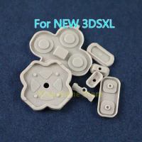2sets/lot for New 3DSLL 3DSXL D-pad ABXY Silicon Button Conductive Rubber Set For Nintendo New 3DS XL LL