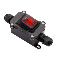 Hot 3X IP67 Waterproof Inline Switch 12V DC 20A High Current Power Waterproof Switch