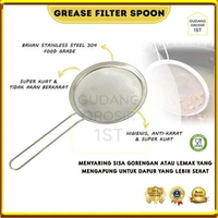 Regashi Filter Grease Spoon | Saringan Anti Minyak Serokan Pengangkat Lemak | Tirisan Stainless Stee