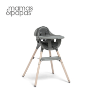 Mamas&amp;Papas  Juice兩階段高腳餐椅-人文灰