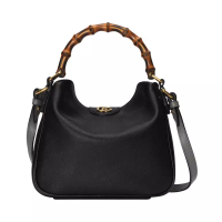 GUCCI [12.12 Dealcember] Diana Bamboo Handle Small Shoulder Bag Black