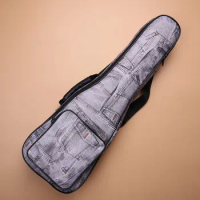 Portable 21 23 24 26 inch soprano concert tenor ukulele gig bag case uku protect backpack adjustable strap small guitarra cover