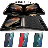 Leather Phone Case For Samsung Z Fold3 Shockproof Leather Flip Case Cover