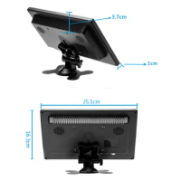 2021 new10.1 Inch 1920x1200 Portable Monitor for PS3/PS4 XBOX360 Raspberry System CCTV with VGA HDMI BNC USB Touch LCD Screen