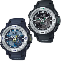 【CASIO 卡西歐 登山錶 系列】專業登山錶-數位羅盤_防水200米(PRG-280)