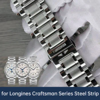 for Longines Eight Needle Moonlight Steel Band Famous Craftsman Watch Band L2.673.4 628 793 Men's and Women's Watch Chains