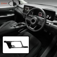 ABS Chrome For Nissan Note E13 2021 2022 right hand drive position Gear Shift Panel Cover Frame Sticker Car Interior Accessories