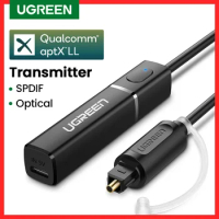 UGREEN Bluetooth 5.0 Transmitter TV Headphone PC APTX LL Digital Toslink Optical SPDIF Adapter Audio Music Wireless Transmitter