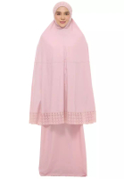 SITI KHADIJAH Siti Khadijah Telekung Signature Kesuma in Blush Pink