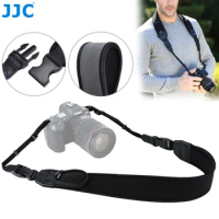 JJC 7mm Thick Soft Camera Neck Shoulder Strap Belt Strap Quick Release for Canon EOS R8 R50 R7 R10 R RP R5 R6 M50 Mark II 2000D