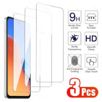 3PCS Tempered Glass for Xiaomi Redmi 12 12C Note 12S 12R 12 Pro Plus 12 4G 5G Glass Protective Full Glue 9H HD Screen Protector