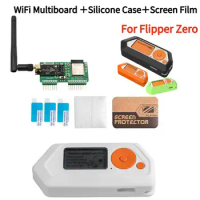 For Flipper Zero WiFi Multiboard WiFi Module Silicone Case Screen Film NRF24+ESP32 Development Board Electronics Project Board