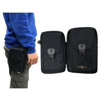 【SNOW.bagshop】腰掛包中容量6吋手機(二主袋+外袋共三層工具包隨身品)
