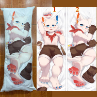 Gối ôm dài reboot yunjue Kemono Mix furry 1mx40cm Gối ôm furry