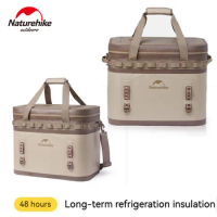 Naturehike Camping Cooler Bag Thermal Food Drink Ice Chest Freezer Portable Picnic Refrigerator for Car Beach Fishing 25L