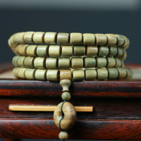 阿根廷綠檀佛珠手串文玩桶珠多圈手鏈念珠檀香木手串項鏈葫蘆配飾
