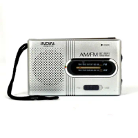 BC-R21 Mini AM FM Radio Battery Powered Portable Radio Best Reception Longest Running Time Walking Home Speaker