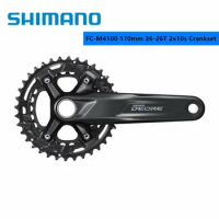 NEW 2020 SHIMANO DEORE FC M4100 Crankset 170mm 36T-26T 2x10 Speed MTB Bicycle Wide Range Crank arm Chainring