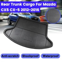 Car Interior Cargo Liner Boot Tray Rear Trunk Cover Matt Mat Floor Carpet Kick Pad For Mazda CX-5 CX5 2012 2013 2014 2015 2016
