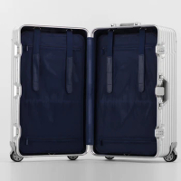 Thickened Plastic Aluminum Frame Suitcase Universal Wheel Capacity Travel Suitcase 32-Inch Trolley Case Large Size Luggage