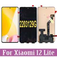 AMOLED Original For Xiaomi 12 Lite 12Lite 2203129G LCD Display Touch Screen Digitizer Assembly For Xiaomi12 Lite LCD