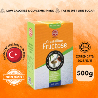 Fine Foods Crystalline Fructose 500g/ Exp: 2025/12/21 / Natural Sweetener / Low Calories / Taste Jus