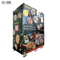 Under -18 Degree Celsius Frozen Food Vending Machine With Microwave Heating
