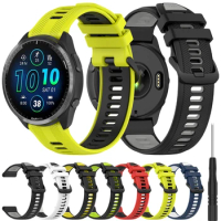 Official Sports Silicone Strap For Garmin Forerunner 965 955 945 935 Band 22mm Smartwatch Bracelet Accessories Correa Watchbands