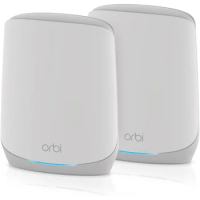 NETGEAR Orbi Whole Home Tri-Band Mesh WiFi 6 System (RBK762S) – Router With 1 Satellite Extender - Coverage up to 5,000 sq. ft,