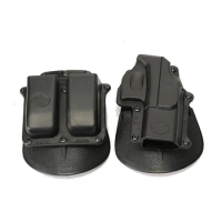 Airsoft Tactical Pistol G17 Gun Holster GLOCK 17 Mag Pouch Paintball Accessories Hunting Shooting Holder Army Gun Case Clip